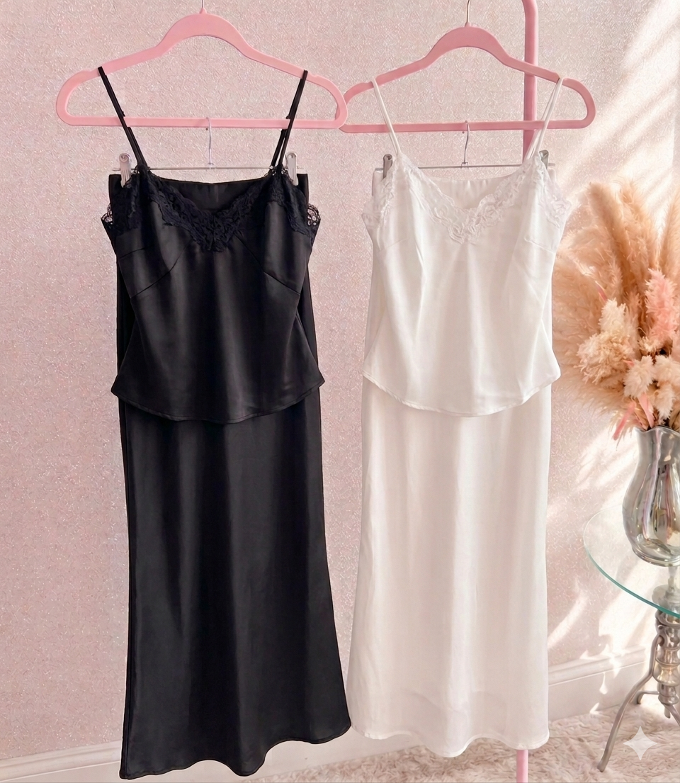 The ‘Nell’ Satin Co Ord Set